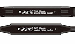Brustro Twin Tip Alcohol Based Marker - Dark Green
