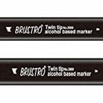 Brustro Twin Tip Alcohol Based Marker - Deep Violet