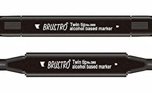 Brustro Twin Tip Alcohol Based Marker - Deep Violet