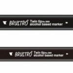 Brustro Twin Tip Alcohol Based Marker - Deep Yellow Ochre