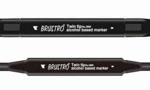 Brustro Twin Tip Alcohol Based Marker - Deep Yellow Ochre