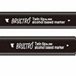 Brustro Twin Tip Alcohol Based Marker - Dim Green