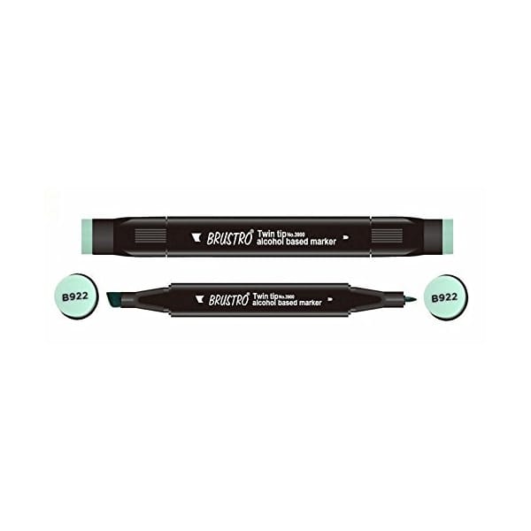 Brustro Twin Tip Alcohol Based Marker - Dusty Jade Green
