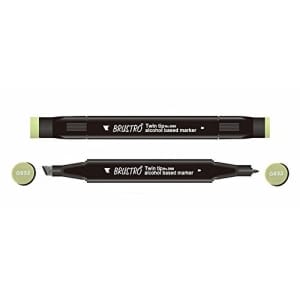 Brustro Twin Tip Alcohol Based Marker - Fern Green