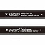 Brustro Twin Tip Alcohol Based Marker - Fern Green
