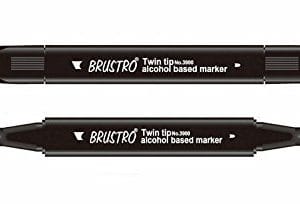Brustro Twin Tip Alcohol Based Marker - Fern Green