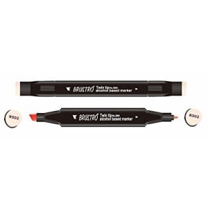 Brustro Twin Tip Alcohol Based Marker - Fruit Pink