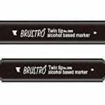 Brustro Twin Tip Alcohol Based Marker - Green Grey 1