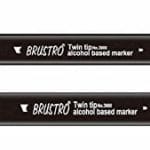 Brustro Twin Tip Alcohol Based Marker - Green Grey 3