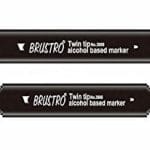 Brustro Twin Tip Alcohol Based Marker - Green Grey 5