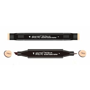 Brustro Twin Tip Alcohol Based Marker - Heena