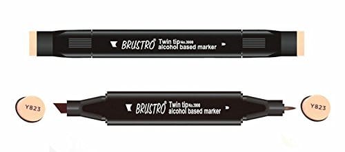 Brustro Twin Tip Alcohol Based Marker - Heena brustro heena Brustro Twin Tip Alcohol Based Marker - Heena