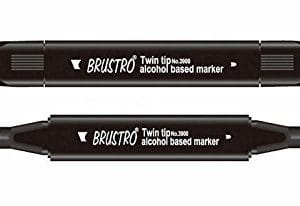 Brustro Twin Tip Alcohol Based Marker - Heron