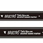 Brustro Twin Tip Alcohol Based Marker - Lavender Blue