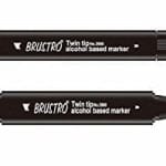 Brustro Twin Tip Alcohol Based Marker - Marigold