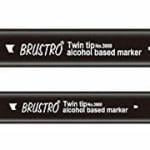 Brustro Twin Tip Alcohol Based Marker - Marine Blue