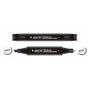 Brustro Twin Tip Alcohol Based Marker - Mauve Shadow