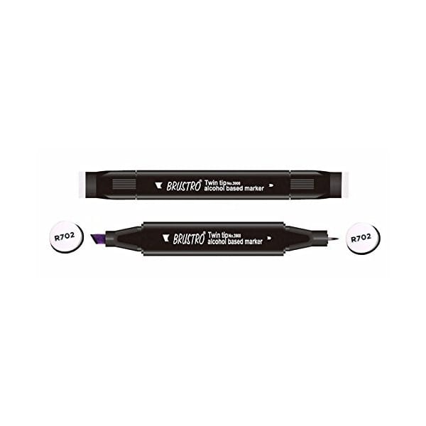 Brustro Twin Tip Alcohol Based Marker - Mauve Shadow