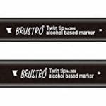 Brustro Twin Tip Alcohol Based Marker - Mauve Shadow