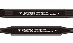 Brustro Twin Tip Alcohol Based Marker - Milk Green