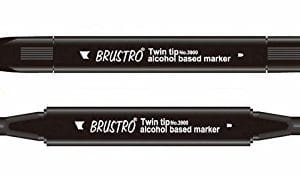 Brustro Twin Tip Alcohol Based Marker - Milk Green