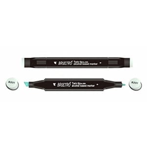 Brustro Twin Tip Alcohol Based Marker - Mint Blue