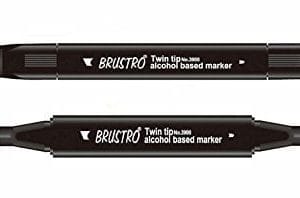 Brustro Twin Tip Alcohol Based Marker - Mint Blue