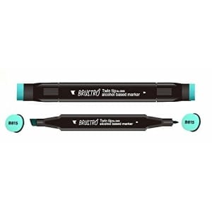 Brustro Twin Tip Alcohol Based Marker - Mint Green Light