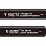 Brustro Twin Tip Alcohol Based Marker - Pale Green