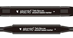 Brustro Twin Tip Alcohol Based Marker - Pale Olive