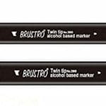 Brustro Twin Tip Alcohol Based Marker - Pastel Blue
