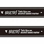 Brustro Twin Tip Alcohol Based Marker - Pastel Pink