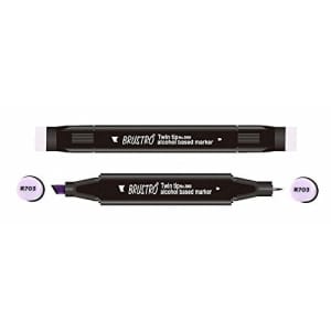 Brustro Twin Tip Alcohol Based Marker - Pastel Violet