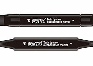 Brustro Twin Tip Alcohol Based Marker - Pervenche