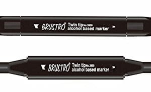Brustro Twin Tip Alcohol Based Marker - Potato Brown