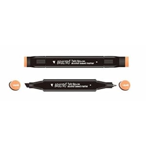 Brustro Twin Tip Alcohol Based Marker - Praline
