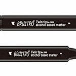 Brustro Twin Tip Alcohol Based Marker -  Praline