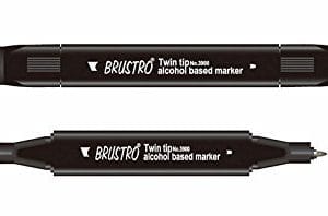 Brustro Twin Tip Alcohol Based Marker - Praline