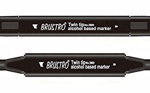 Brustro Twin Tip Alcohol Based Marker - Rouge Orange