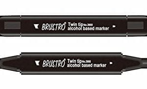 Brustro Twin Tip Alcohol Based Marker - Salmon