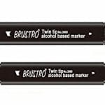 Brustro Twin Tip Alcohol Based Marker -  Shrimp