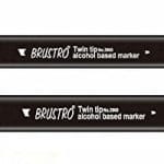 Brustro Twin Tip Alcohol Based Marker - Sky Blue