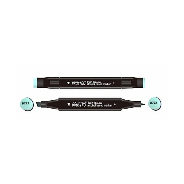 Brustro Twin Tip Alcohol Based Marker - Teal