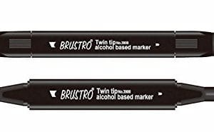 Brustro Twin Tip Alcohol Based Marker - Teal