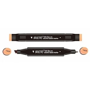 Brustro Twin Tip Alcohol Based Marker - Terra Cotta