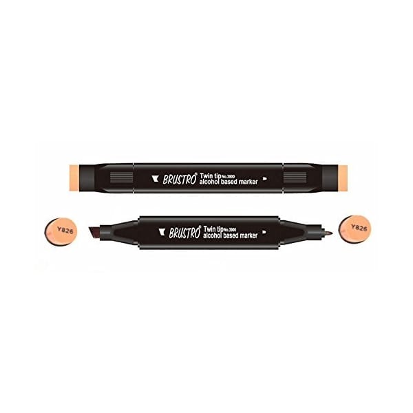 Brustro Twin Tip Alcohol Based Marker - Terra Cotta