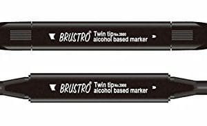 Brustro Twin Tip Alcohol Based Marker - Turquoise Ink Blue