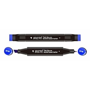 Brustro Twin Tip Alcohol Based Marker - Ultramarine
