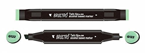 Brustro Twin Tip Alcohol Based Marker - Verdigris brustro verdigris Brustro Twin Tip Alcohol Based Marker - Verdigris