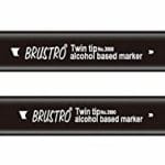 Brustro Twin Tip Alcohol Based Marker - Vermillion